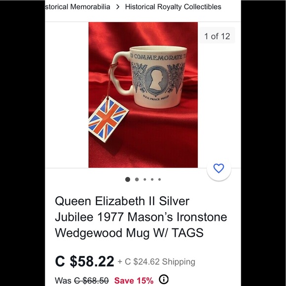 Vintage 1952-1977 Queen’s Silver Jubilee Commemorative Mason’s Ironstone… - Picture 9 of 9